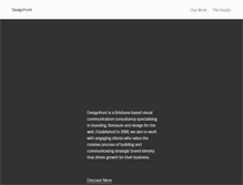 Tablet Screenshot of designfront.com.au
